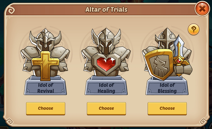 Brave Trial Badge Altar