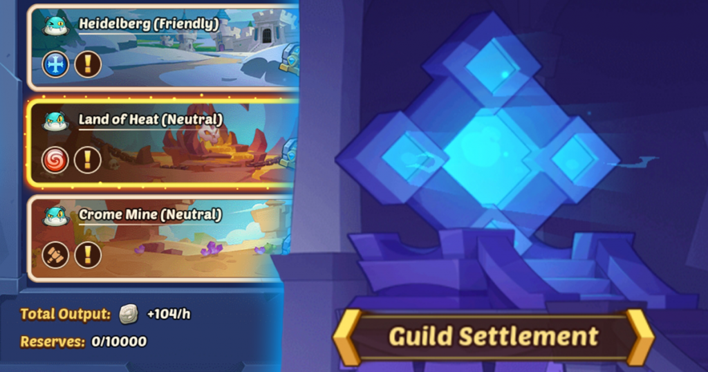 Guild Settlement Feature