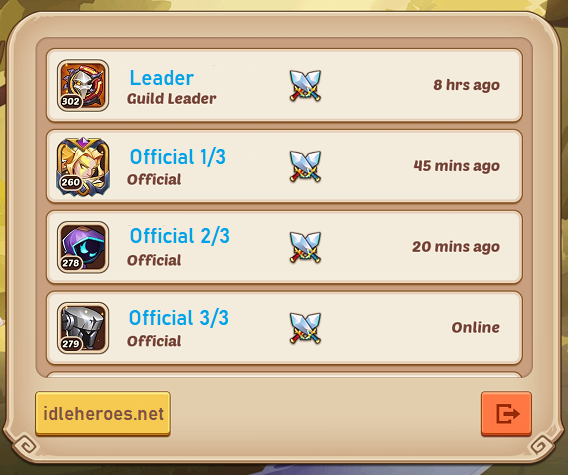 Idle Heroes Guild Role Management